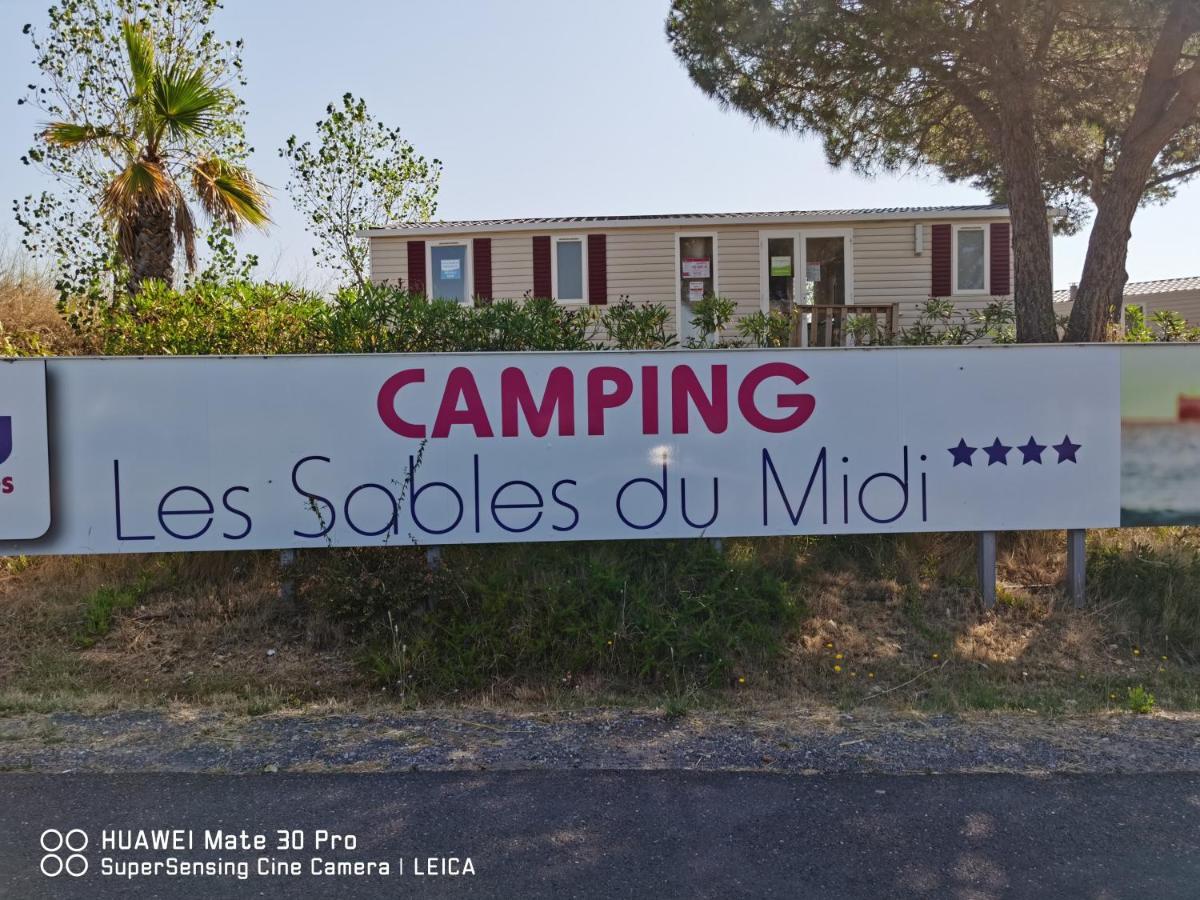 Отель Les Sables Du Midi Вальрас-Пляж Экстерьер фото